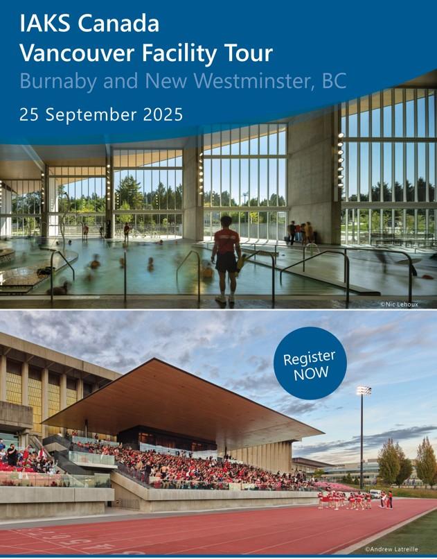 IAKS Canada Facility Tour Vancouver 2025 Programme Cover