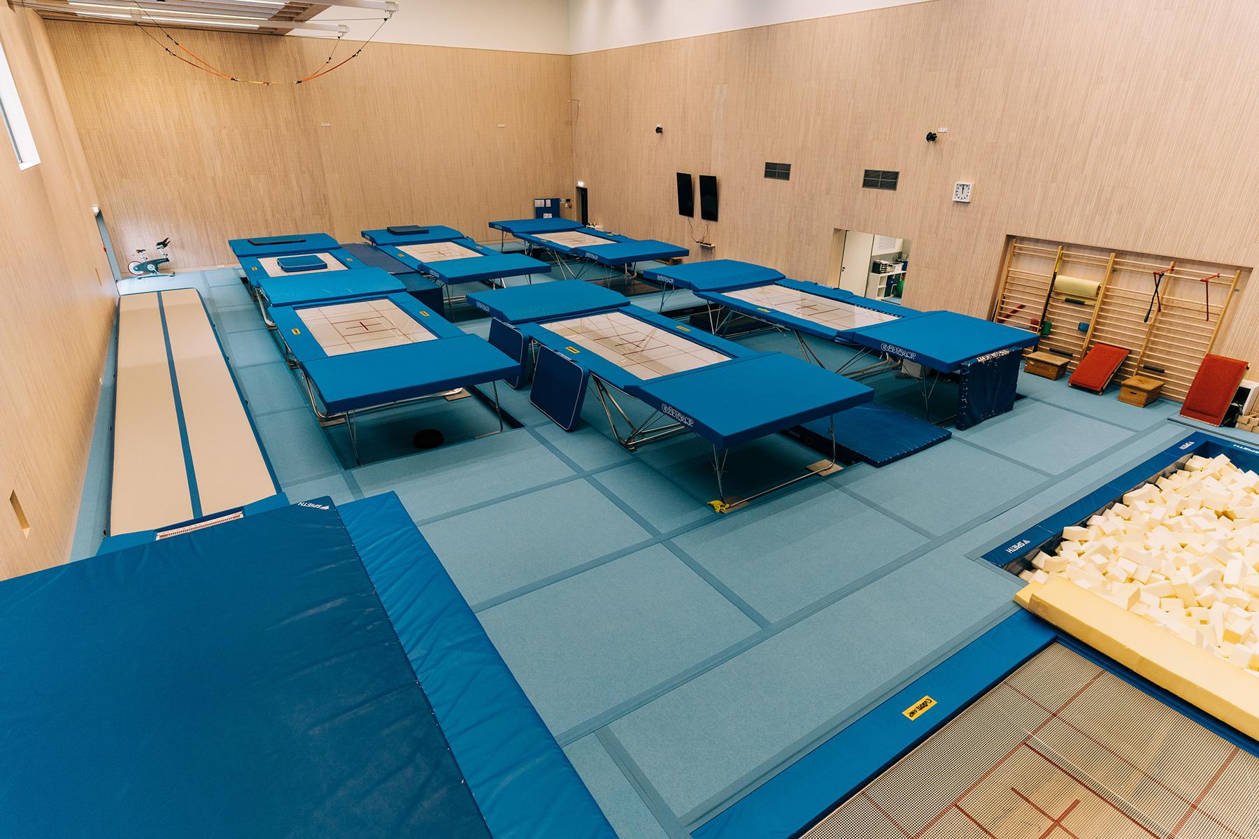 Neue Trampolinhalle im Neckarpark