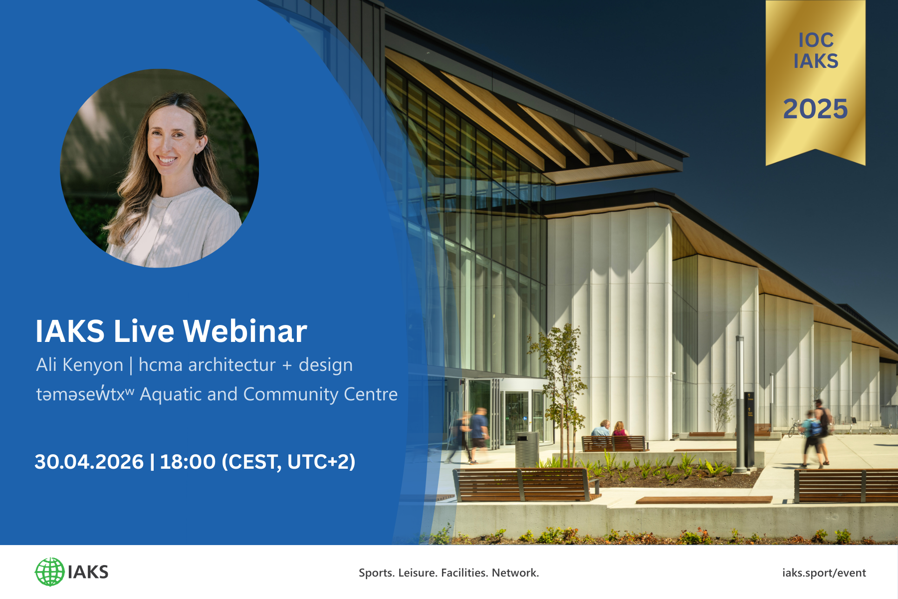 IAKS Webinar Promo Image